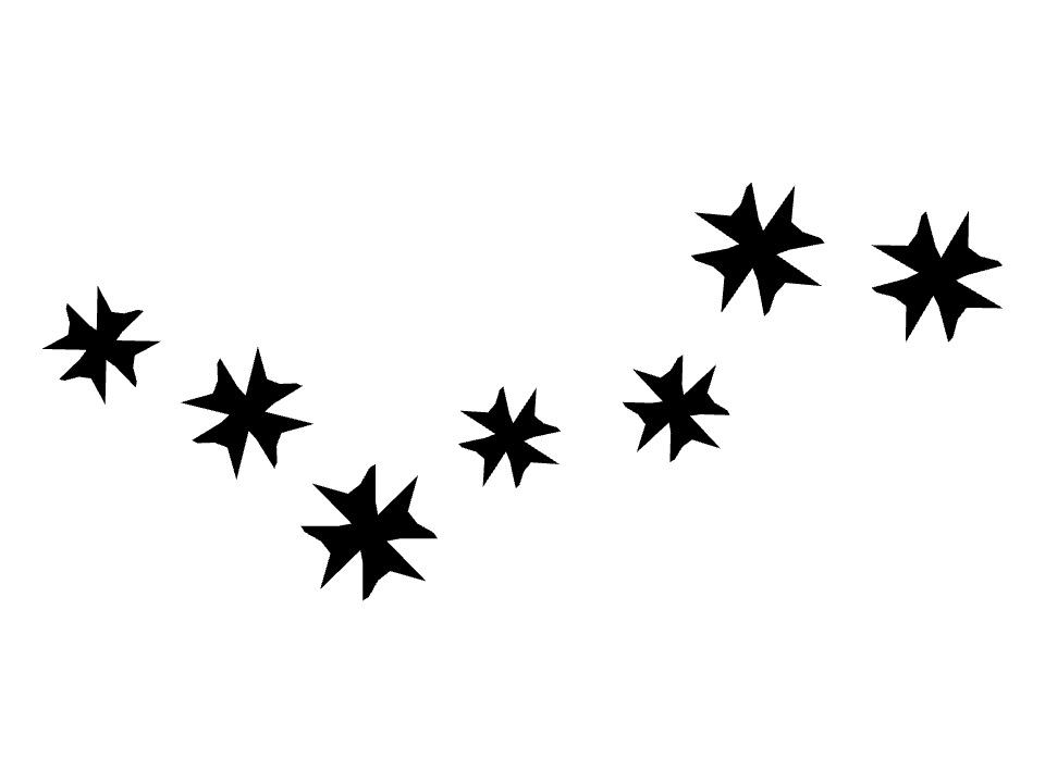 Anger marks drawn along a curved stroke