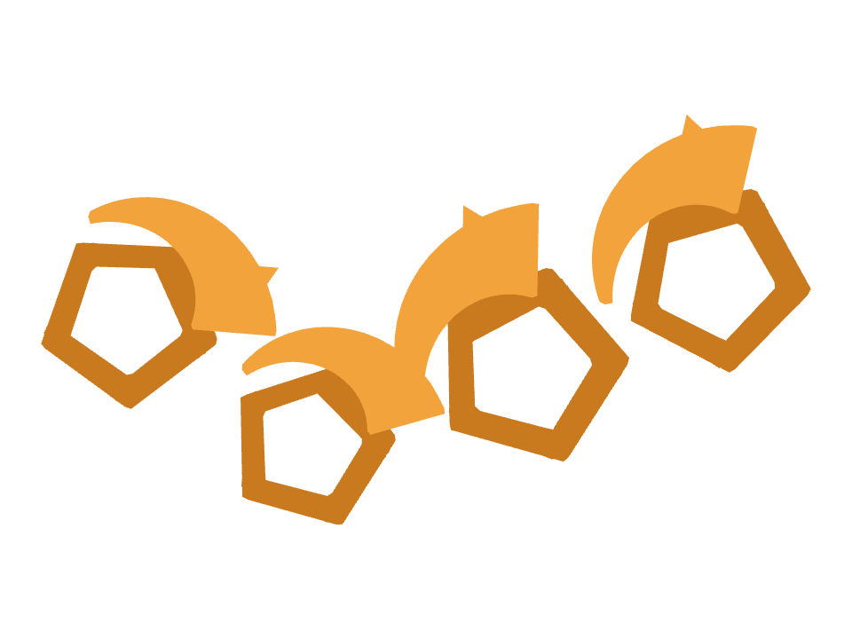 Arrow Swoosh drawn along a curved stroke