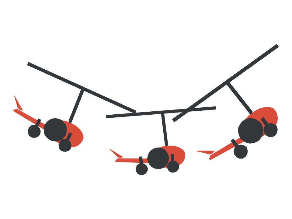 Autogyro drawn along a curved stroke
