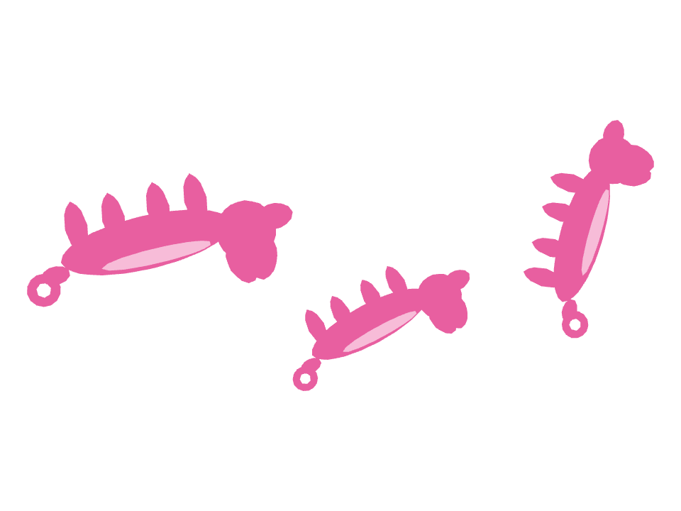 Balloon Animal drawn along a curved stroke