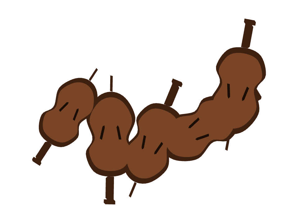 Cello drawn along a curved stroke