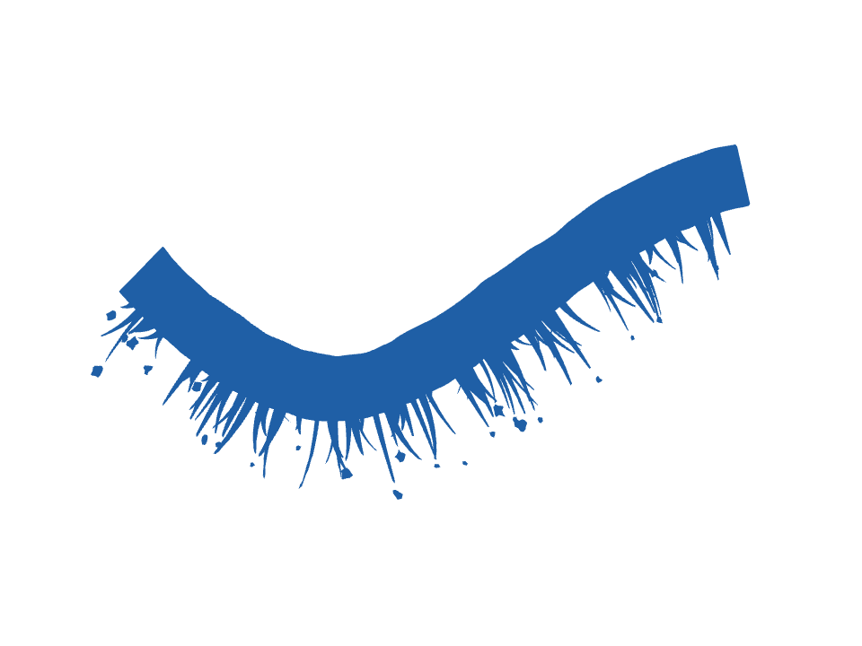 Damp bleed drawn along a curved stroke