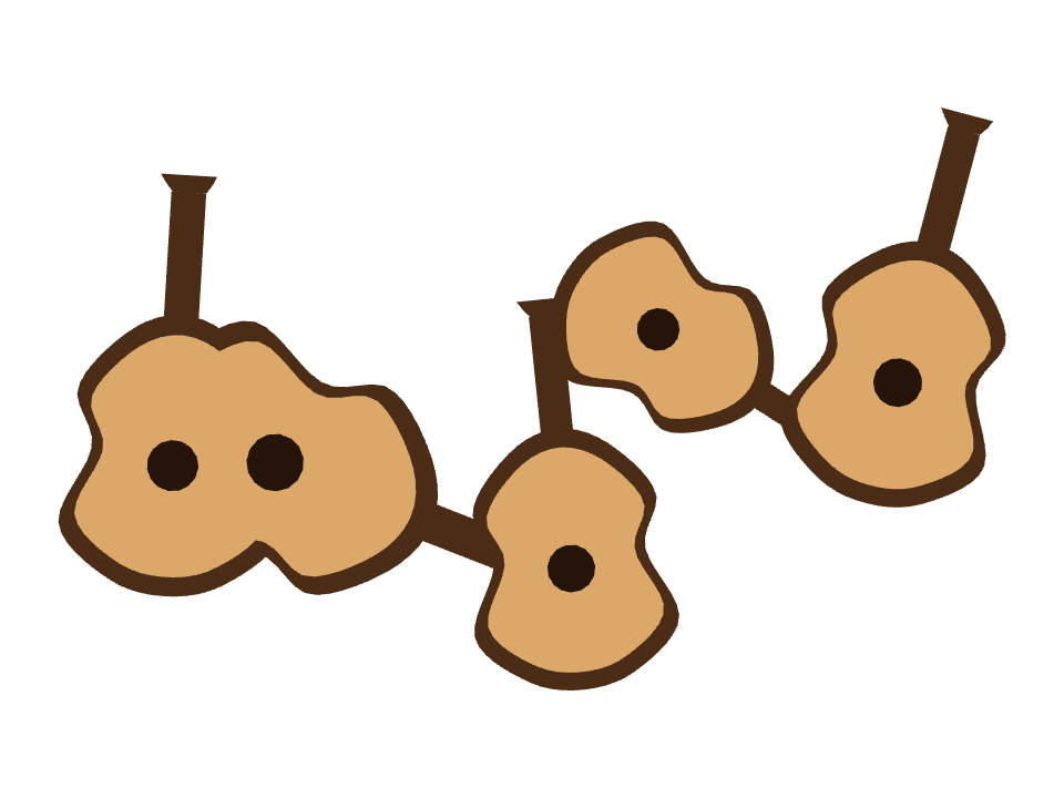 Guitar drawn along a curved stroke