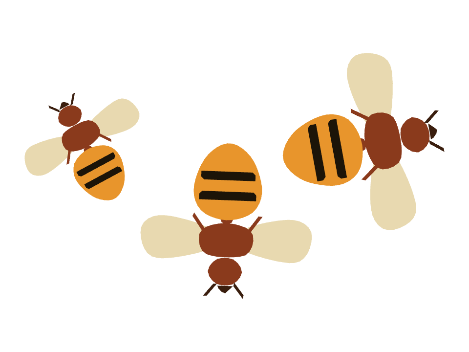 Hornet drawn along a curved stroke