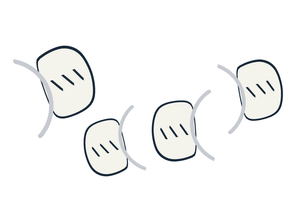 Ice Skate drawn along a curved stroke