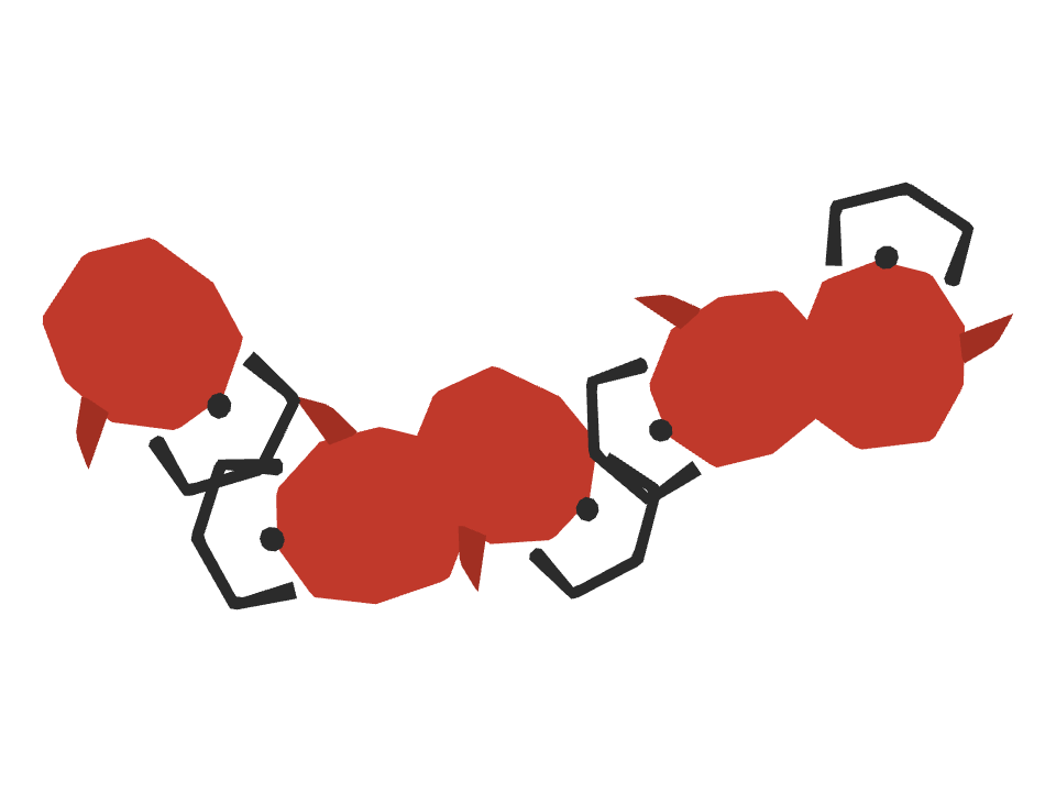 Kettle drawn along a curved stroke