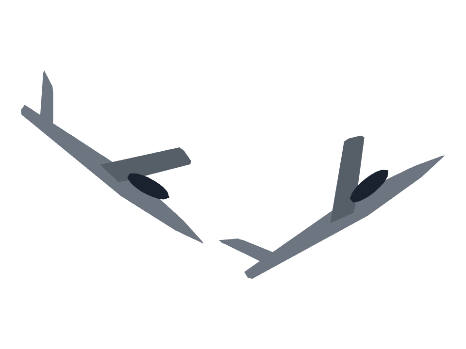 Military Jet drawn along a curved stroke