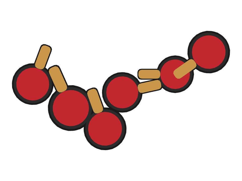 Ping Pong Paddle drawn along a curved stroke