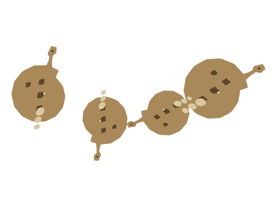 Rattlesnake drawn along a curved stroke