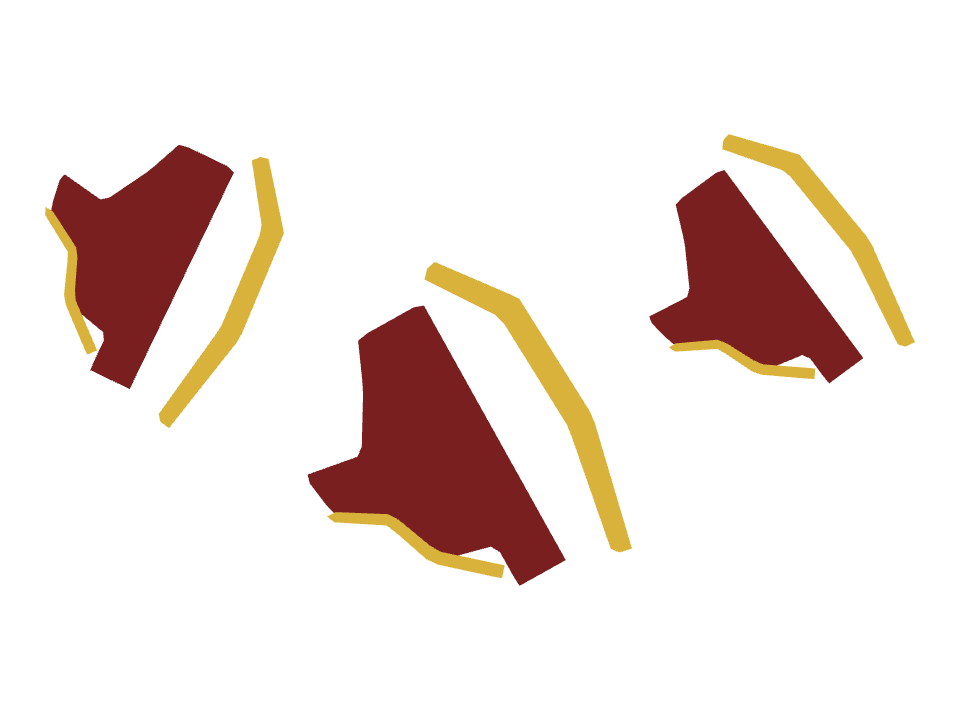 Sleigh drawn along a curved stroke