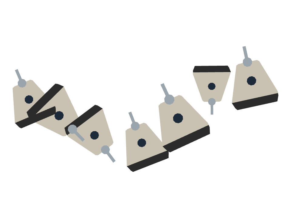 Space Capsule drawn along a curved stroke