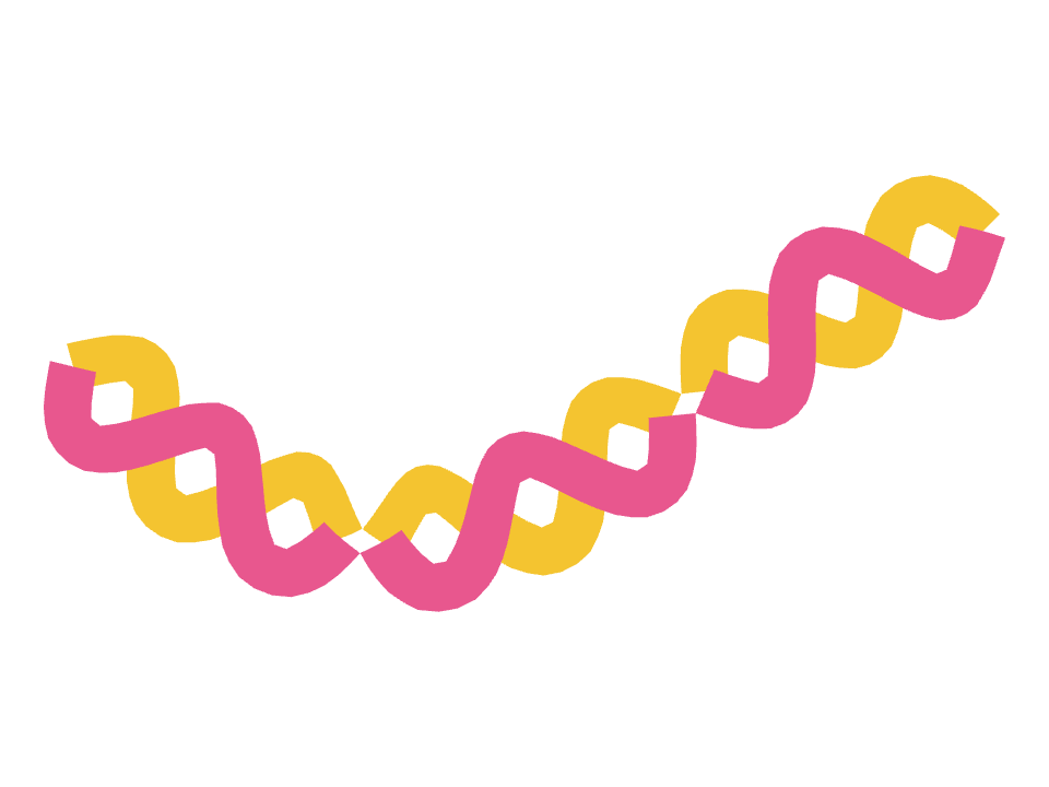 Streamer drawn along a curved stroke