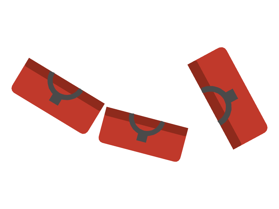 Toolbox drawn along a curved stroke