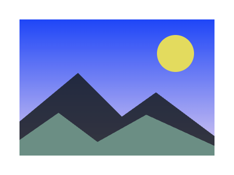 Cool Down applied to a shape and a letterform