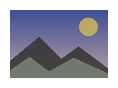 Flat Profile applied to a shape and a letterform