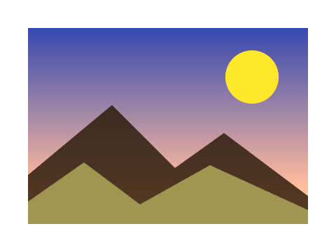 Golden Hour applied to a shape and a letterform