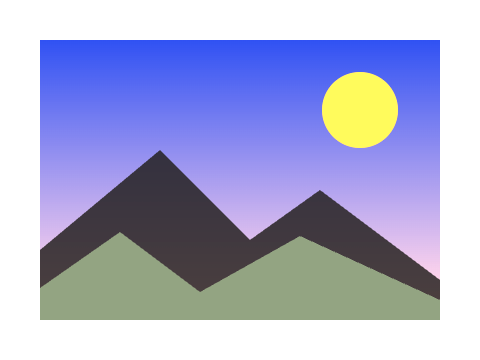 High Noon applied to a shape and a letterform