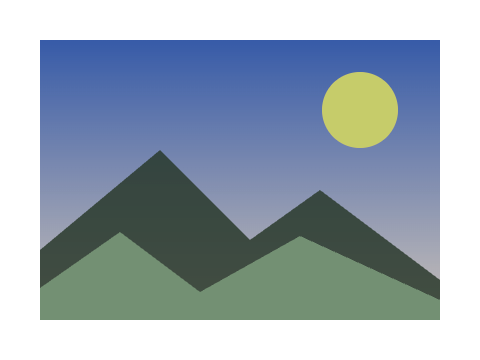 Highland applied to a shape and a letterform