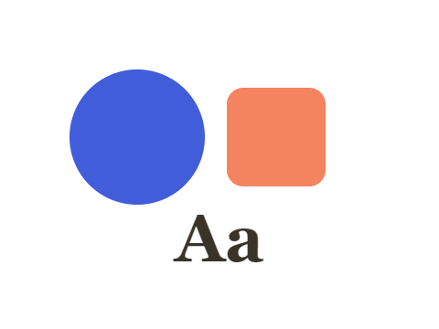 Ink Limit applied to a shape and a letterform