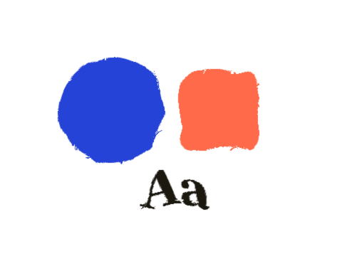 Jelly Wobble applied to a shape and a letterform