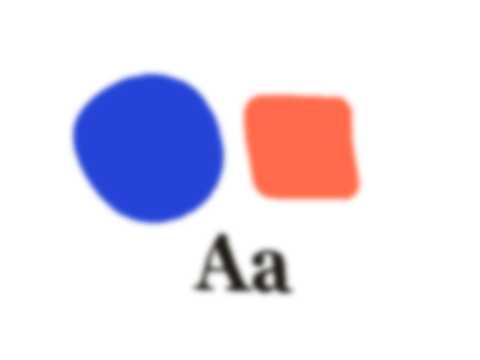 Lens Sag applied to a shape and a letterform