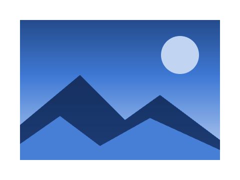 Magazine Blue applied to a shape and a letterform
