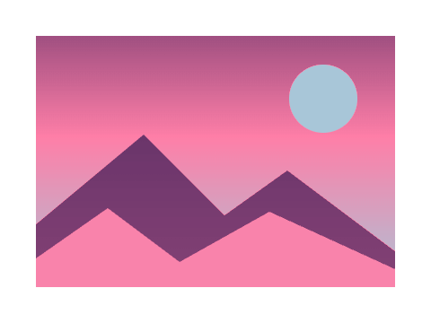 Miami Dusk applied to a shape and a letterform