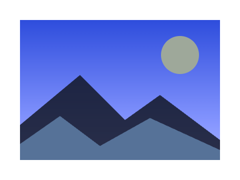 Moonlight applied to a shape and a letterform