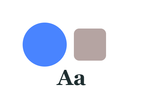 Motel Pool applied to a shape and a letterform