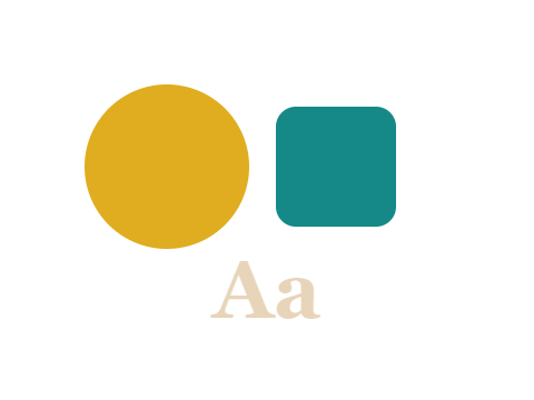 Negative Plate applied to a shape and a letterform