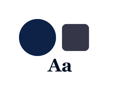 Night Fog applied to a shape and a letterform