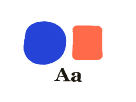 Ocean Swell applied to a shape and a letterform