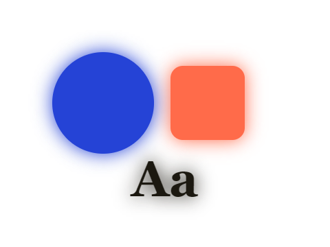 Orton Effect applied to a shape and a letterform