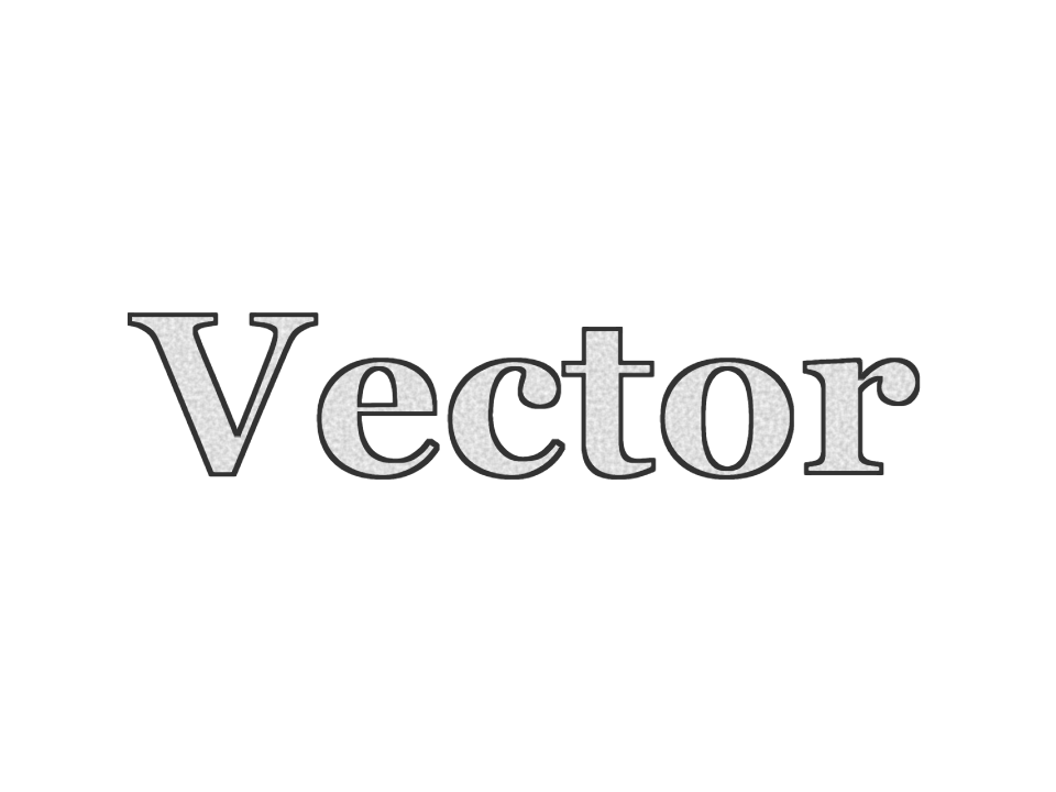 Pencil Sketch on a word at display size