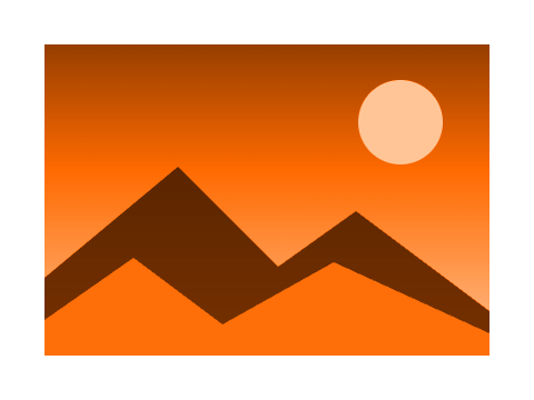 Safety Orange applied to a shape and a letterform