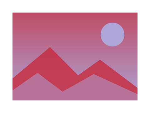 Scarlet and Cornflower applied to a shape and a letterform