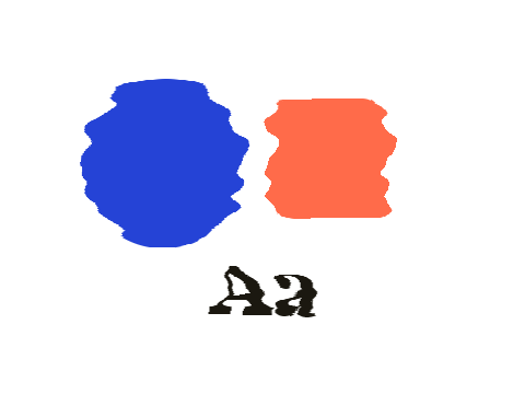 Signal Drift applied to a shape and a letterform