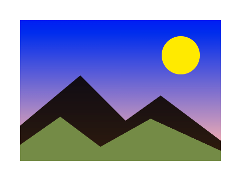 Slide Velvet applied to a shape and a letterform