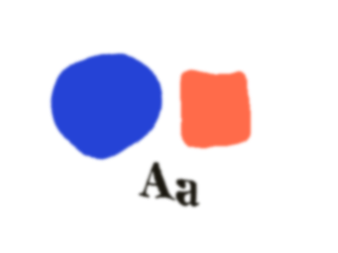 Smoke Drift applied to a shape and a letterform