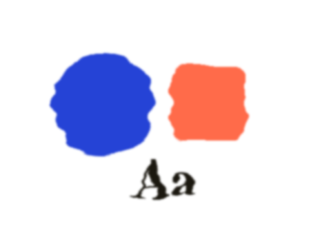 Soft Swell applied to a shape and a letterform