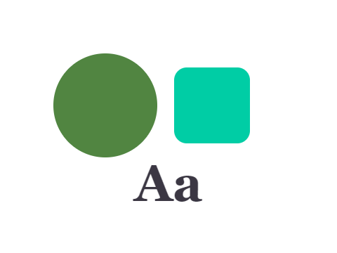 Solarised Signal applied to a shape and a letterform