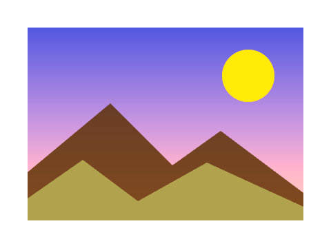 Sunburst applied to a shape and a letterform