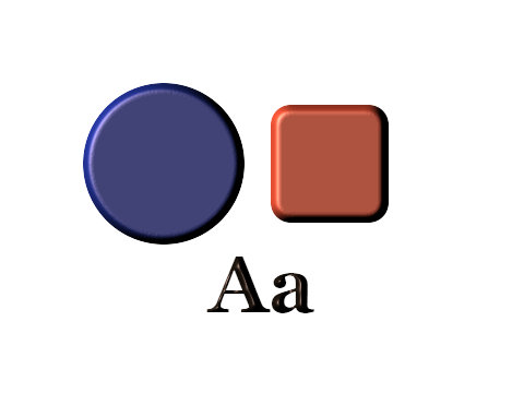 Wax Seal applied to a shape and a letterform