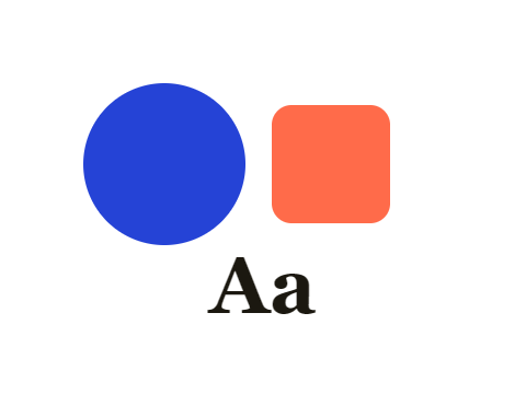 White Halo applied to a shape and a letterform