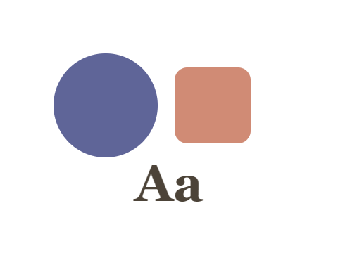 Worn Tape applied to a shape and a letterform