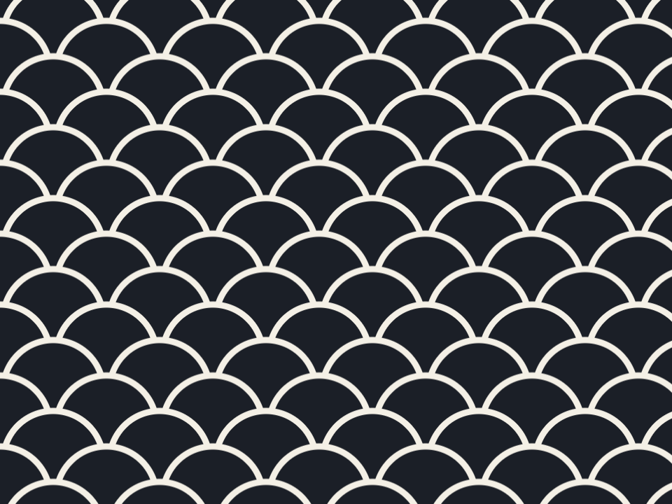 Fish Scales pattern tiled across a panel