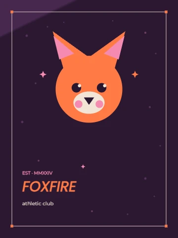 Foxfire Geometric Mascot Tee