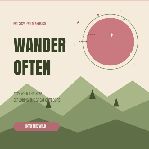 Wander Often Outdoor Adventure Tee
