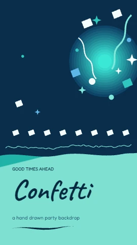 Confetti Drift Backdrop