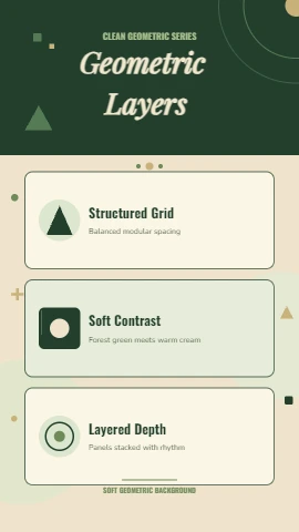 Soft Geometric Layers in Forest and Cream